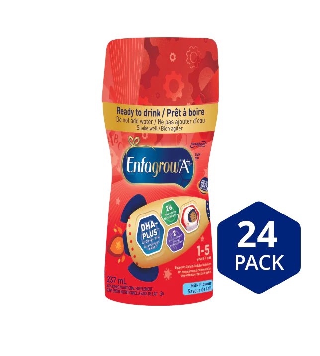Enfagrow A+ Toddler & Child Nutritional Drink, Milk Flavour Ready to Drink Bottles, 237mL - Image 3