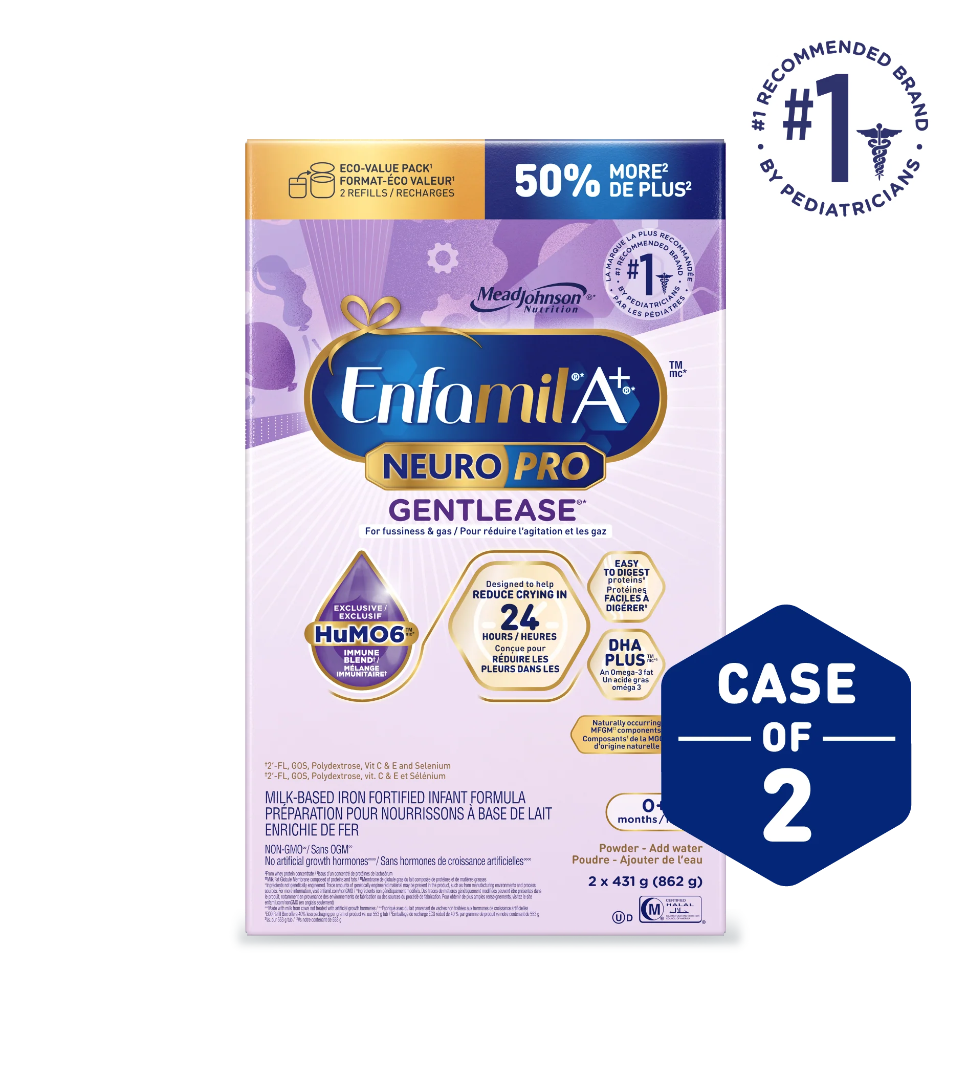Enfamil A+ NeuroPro Gentlease Infant Formula, Powder Refill - Image 3